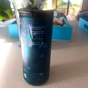 Starbucks Blue Floral Vacuum Tumbler